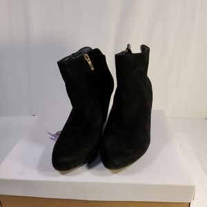 Black suede Jessica Simpson Wedge Heels